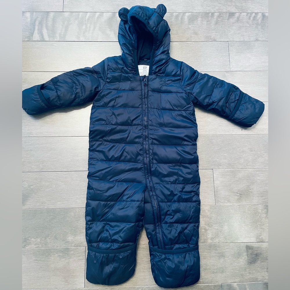 The gap baby one piece puffer snowsuit